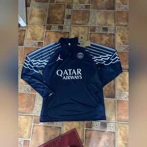 Nike Jordan PSG 2025/26 Long Sleeve Quarter Zip Jacket Size M